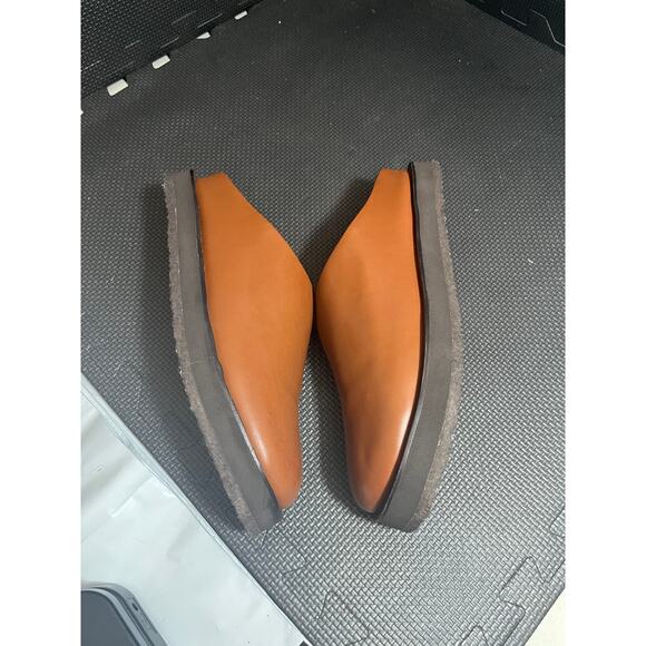Naked Feet‎ Womens Brown Leather Mule Slipper Sandal Shoes Size 9.5 boho - Picture 6 of 8